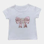 Girl Bow Sticker Shirt