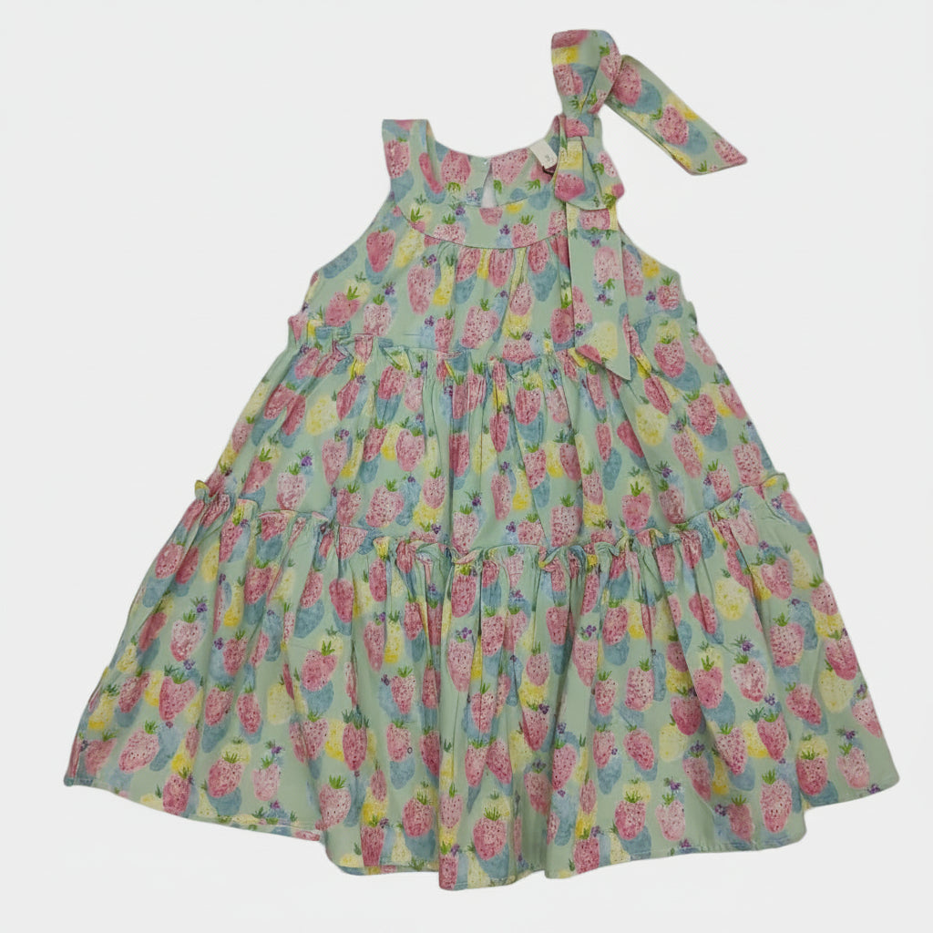Floral dress on a white background