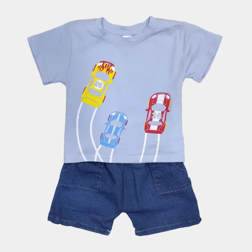 Boys Car Design Suit