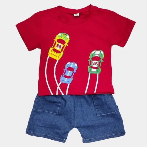 Boys Car Design Suit