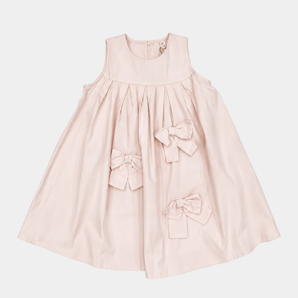 Bow Details Girls Frock
