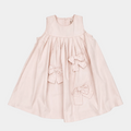 Bow Details Girls Frock