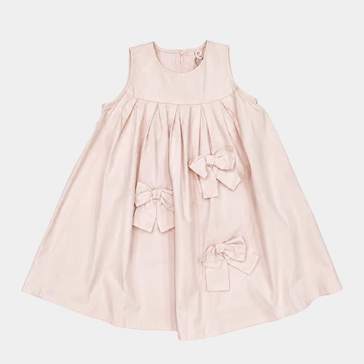 Bow Details Girls Frock