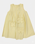Bow Details Girls Frock