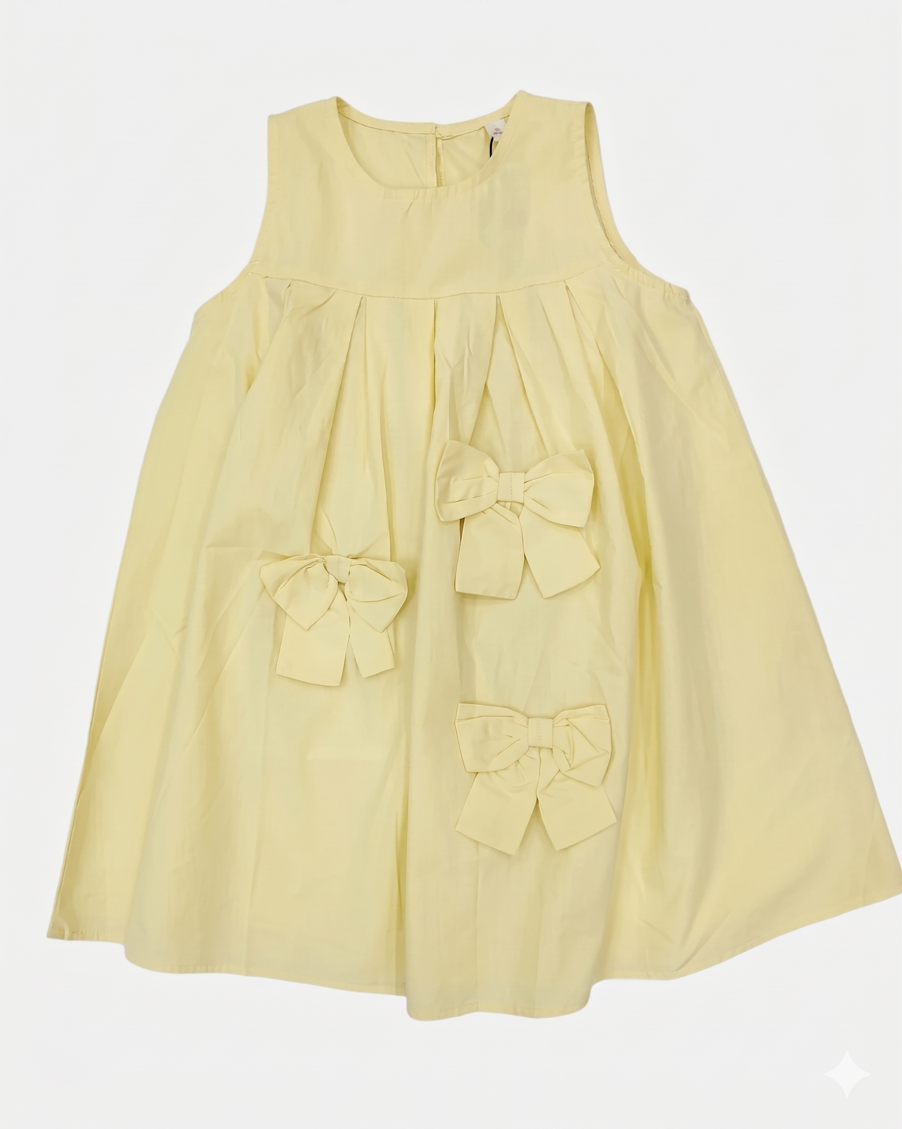 Bow Details Girls Frock