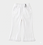 Girls frayed hem jeans