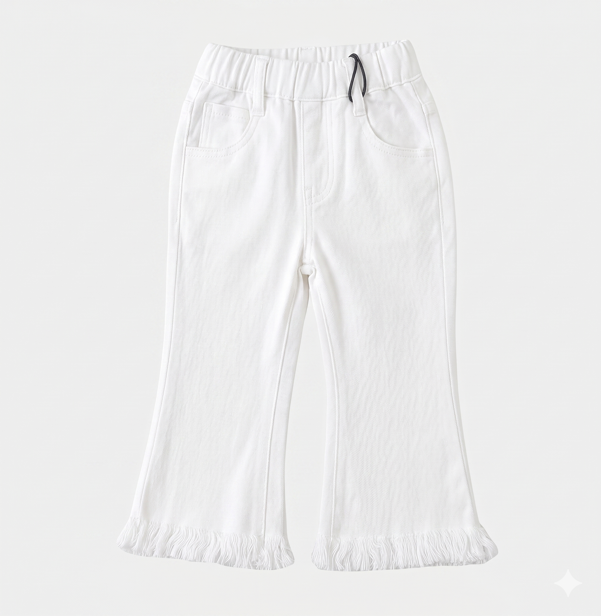 Girls frayed hem jeans