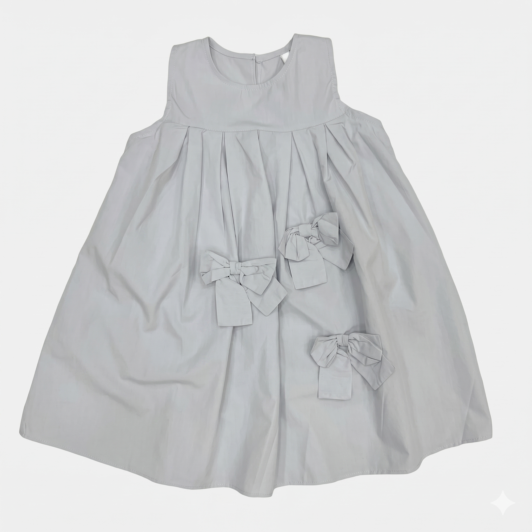 Bow Details Girls Frock