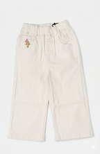 Girl's Flower Design Pants