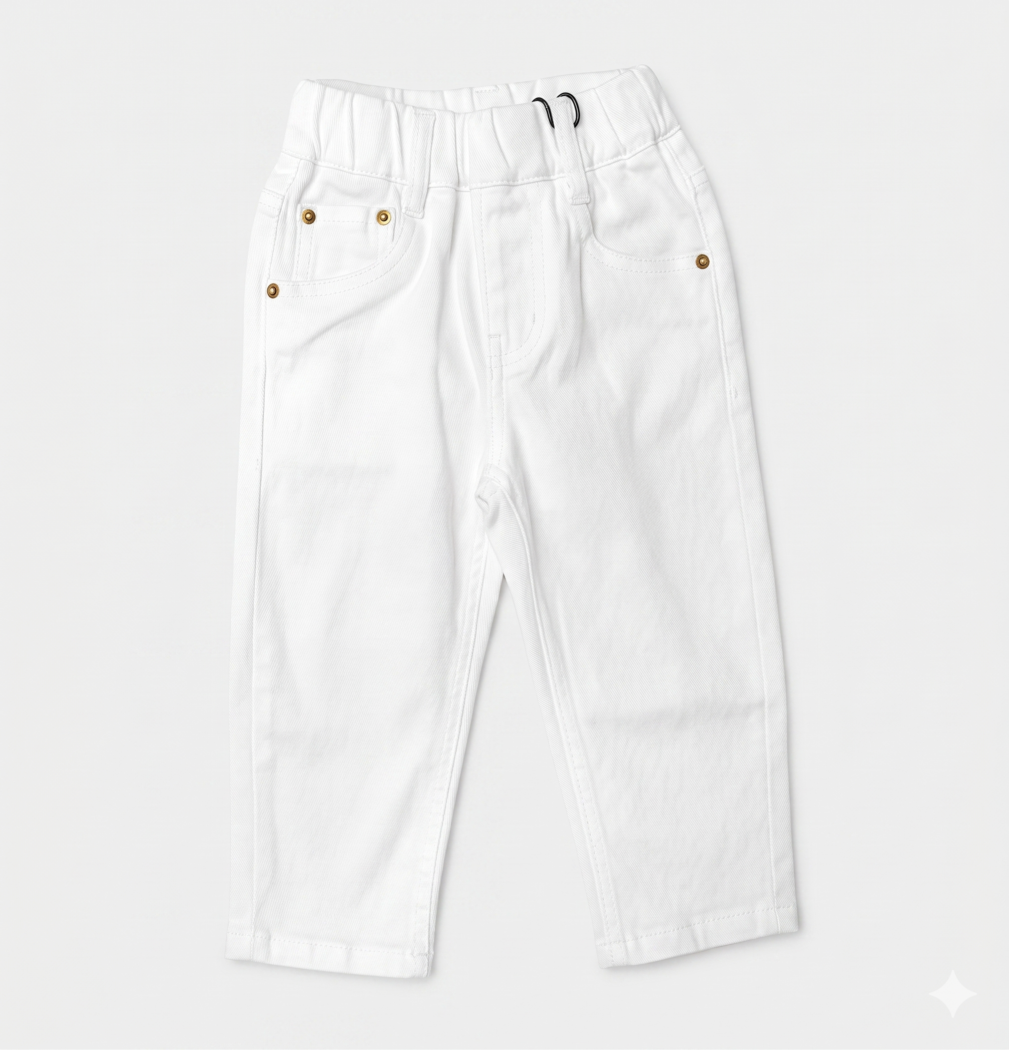 Girls Gold button Jeans
