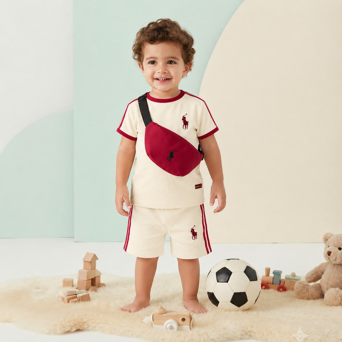 Boys Polo Suit